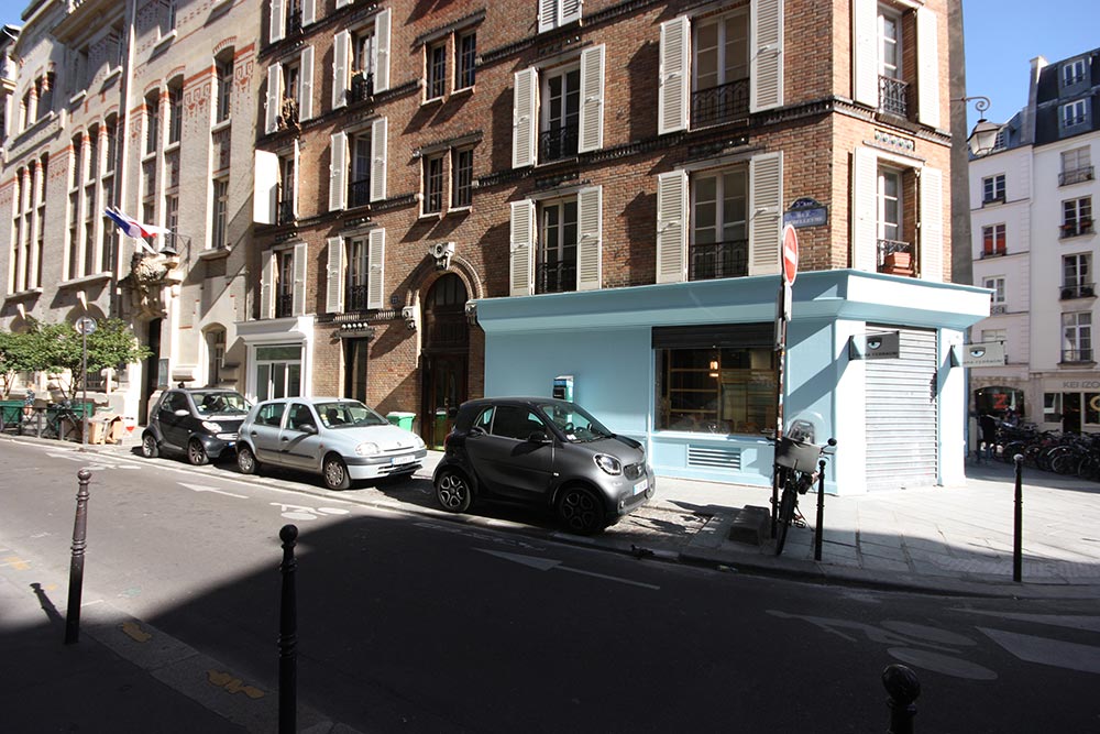 location pop up store rue Debelleyme marais